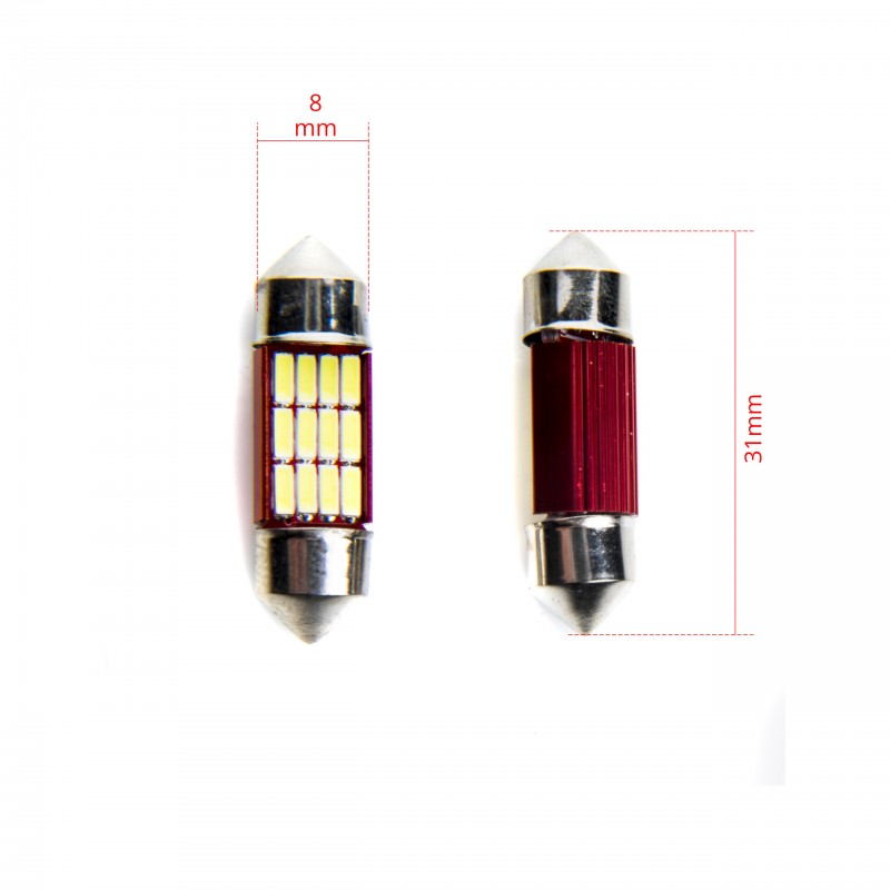 EPL204-C5W-31MM-12-SMD-4014-CANBUS-6000K